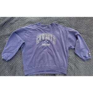 Dallas Cowboys Vintage Crewneck Sweatshirt 2XL Blue